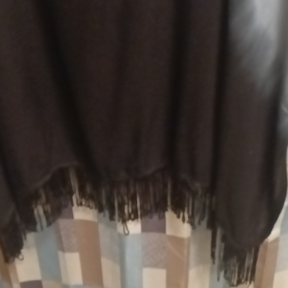 The Golden Globe Clothing multi-colored tie-dye scoop neck tie-up dress w fringe - Picture 10 of 13